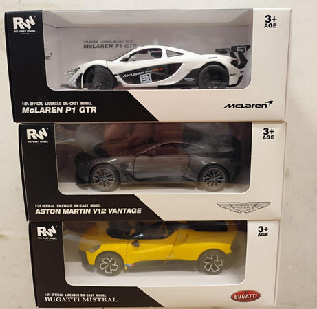 AUTO MC LAREN/BUGATTI/ASTON MARTIN ASS 1.24