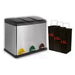 Pattumiera differenziata artex 214013 ecology logica 3 contenitori cro