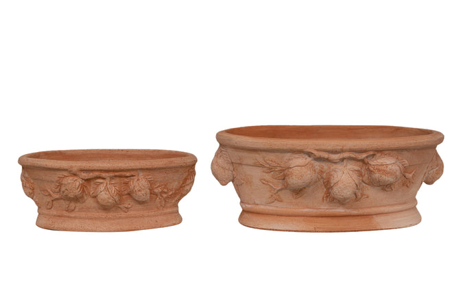 Biscottini Set 2 Vasi Terracotta Biscottini Artigianali Fatti a Mano Antigelivi Toscana
