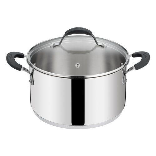 Casseruola lagostina 012896031626 tempra fonda con coperchio acciaio l