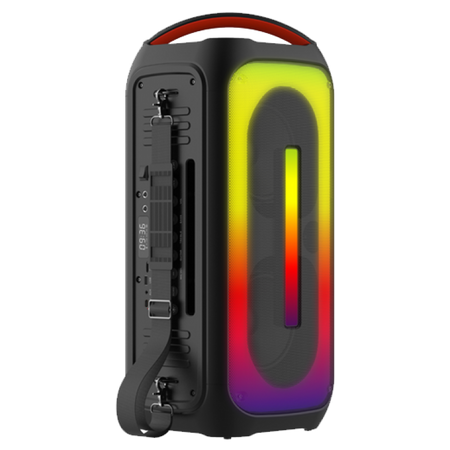 Trolley speaker majestic 2*6,5tws bt/usb/msd+mic batt.116366 bk - FLAME-66-PRO-BK