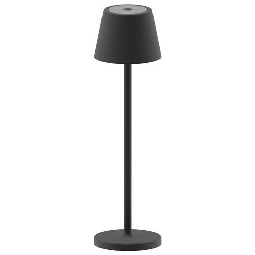 Lampada tavolo new majestic 120455 bk gaia nero