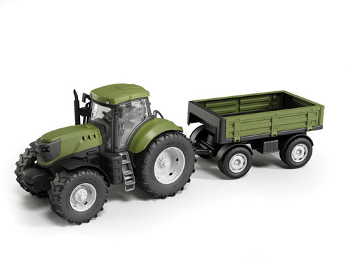 TRATTORE C/CARRO GREEN FARM