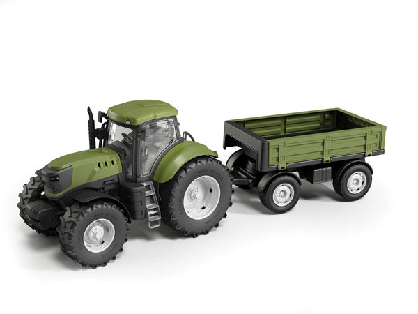 TRATTORE C/CARRO GREEN FARM