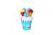 SET. ART.724 C/4 CONI GELATO