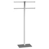 Piantana porta asciugamani gedy ra31 08 rainbow cromo e grigio