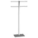 Piantana porta asciugamani gedy ra31 08 rainbow cromo e grigio