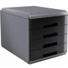 Cassettiera mydesk 4cassetti nera - 100426