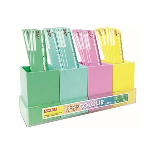 Conf 48 righelli in barattolo 16cm - KCP17DESP