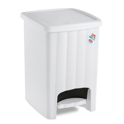 Pattumiera Margherita con pedale in plastica da 20 litri