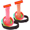 Gioco di abilità del lancio degli anelli sul pisello con cintura elastica per la sposa alla festa hot di addio al nubilato sexy gadget per adulti 18+