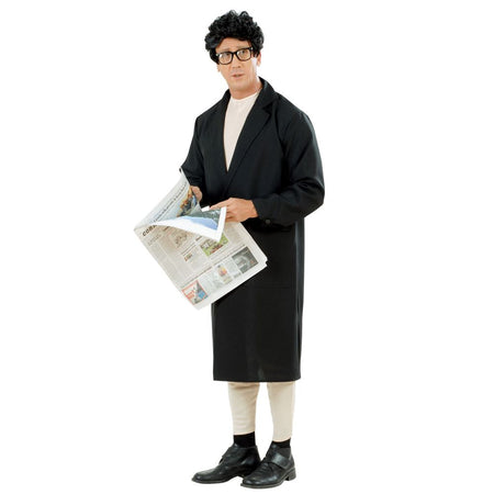 Costume tuta intera e soprabito dell’esibizionista con pisello da travestimento vietato ai minori Tg XL