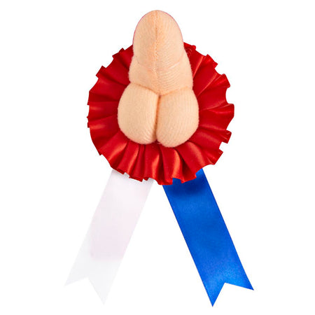 Spilla coccarda divertente con pisello in gommapiuma per la sposa alla festa hot di addio al nubilato sexy gadget per adulti 18+