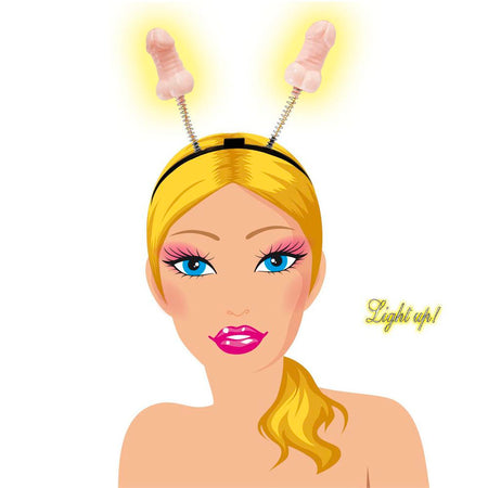 Cerchietto per capelli con piselli luminosi per la sposa alla festa hot di addio al nubilato sexy gadget per adulti 18+
