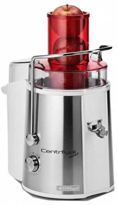 Ariete 173 centrika metal - centrifuga per estrarre succo di frutta e verdura - beccuccio salvagoccia - acciaio inox - 700 watt - bianco e argento - 00C017330AR0