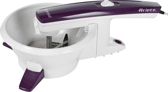 Ariete 261 passì - passaverdure elettrico - 3 dischi acciaio inox - adattabile a qualsiasi recipiente - 25 watt - bianco e arancio - 261/00