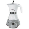 Ariete 1358 moka aroma - moka elettrica 2/4 tazze - autospegnimento - mantenimento temperatura per 30' - 400 watt - bianco - 00M135810AR0