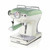 Ariete 1389 macchina da caffè espresso di design - per polvere e cialde ese - filtro 1 e 2 tazze - montalatte - 850 watt - linea vintage - verde - 00M138914AR0