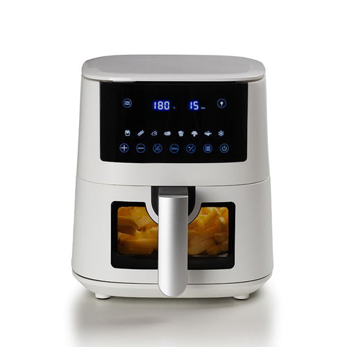 Ariete 4633 friggitrice ad aria 4l, 1400w, capacità 4l, 9 programmi, funzione shake e grill, temperatura fino a 200°c, bianco - ARI4633W