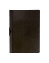 Cartellina con clip in metallo nera A4