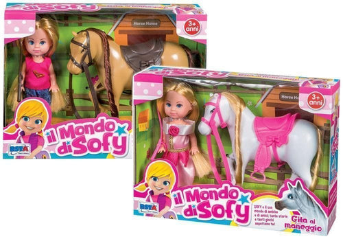 BAMBOLA SOFY C/CAVALLO