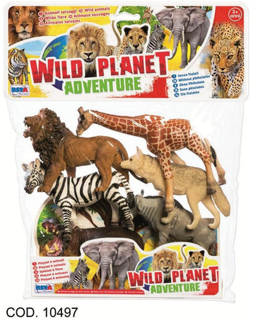 6 ANIMALI SELVAGGI WILD PLANET