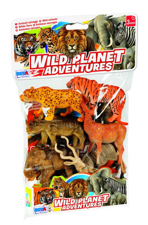 6 ANIMALI ZOO WILD PLANET