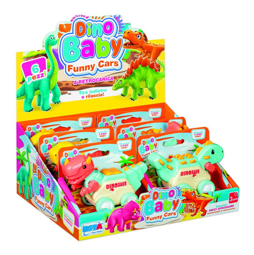 DISPLAY DINO BABY RETROCARICA PZ 6