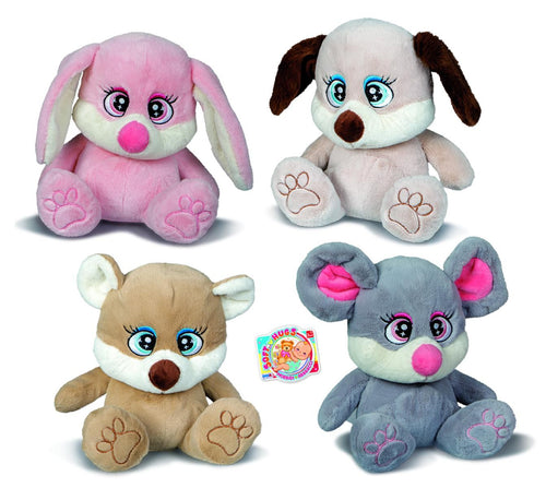 PELUCHE ANIMALI SOFFICI CM. 20