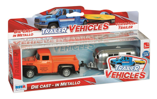 FUORISTRADA C/RIMORCHIO DIE CAST