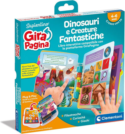 DINOSAURI E CREATURE FANTASTICHE GIRA PAGINA