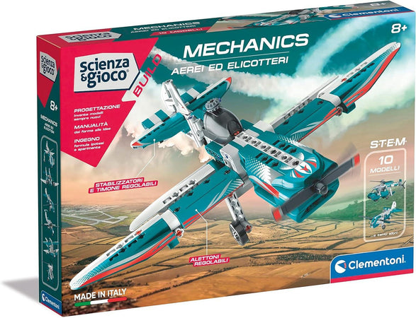 SCATOLA COSTRUZIONI MECHANICS AEREI E ELICOTTERI 8+