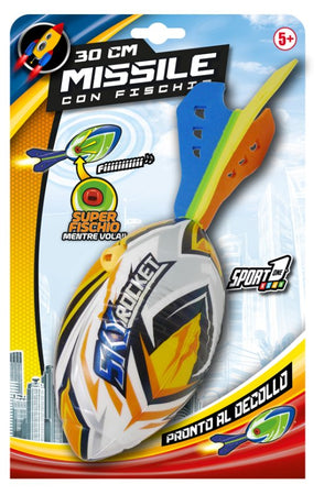 Gioco "Missile" 30cm con Fischio