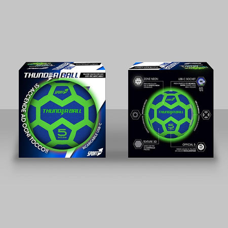 PALLONE PLASTICA CALCIO LUMINOSO