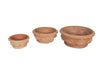 Biscottini Biscottini Set 3 Vasi Terracotta Galestro Antigeliva Fatti a Mano Made Italy