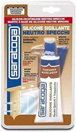SARATOGA - SILICONE SIGILLANTE NEUTRO SPECCHI BLISTER 60ML