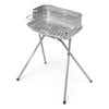 Barbecue carbonella ompagrill 40098 aluminized silver silver