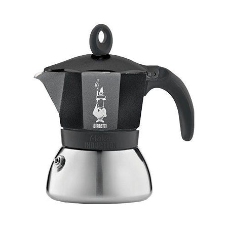 Caffettiera bialetti 006936 moka induction cromo e nero