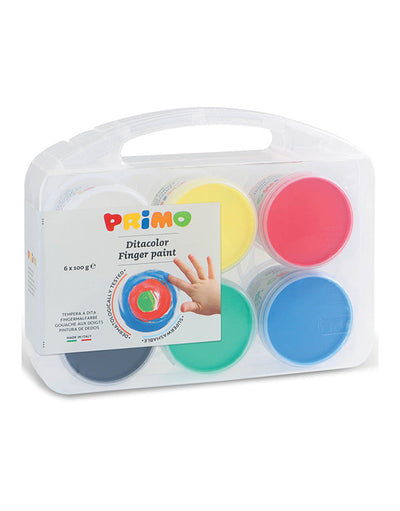 Valigetta colori a dita per bambini 6 colori Primo