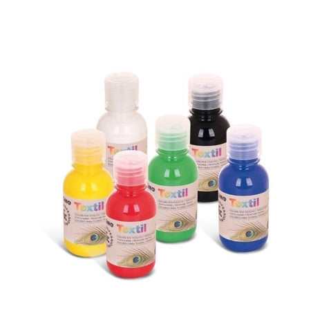 Cf6 colori x tessuto 300ml col.a - 411TX6ASS