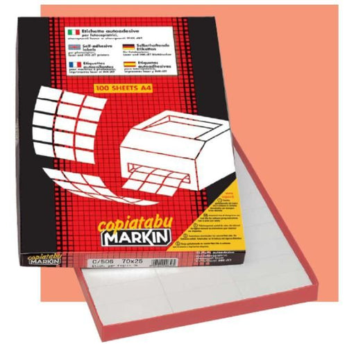 Cf200 etichette 210x148 rosso - 210C509RO