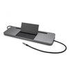 Docking Station Universale per Notebook 3x USB 3.2 / HDMI / DisplayPort per Triplo Monitor 4K Grigio + Power Delivery 85W