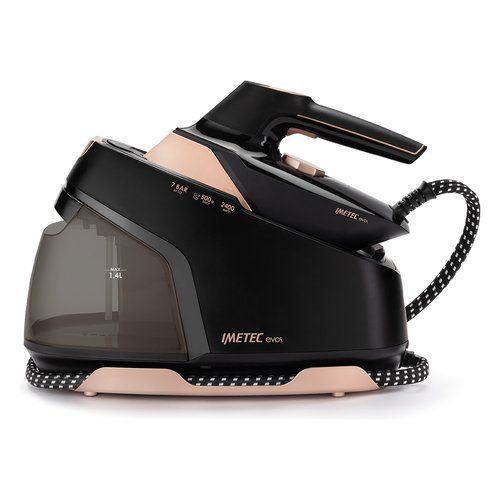 Ferro stiro caldaia imetec 9034 evos black e rose gold