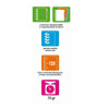 Cf5 quaderno spiralato fluo a4 5mm - 0234FLU0000