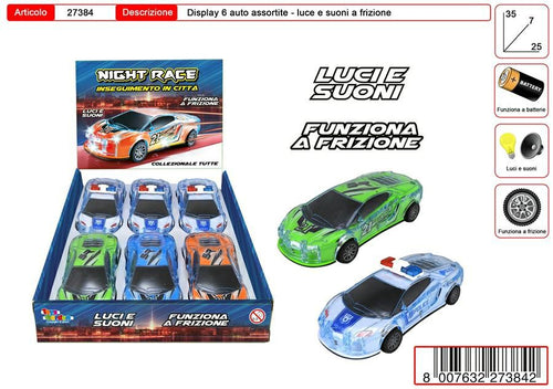 DISPLAY AUTO FRIZ. NIGHT RACE LUCI E SUONI