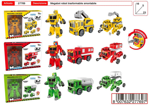 TRASFORMER MEGABOT 3 ASS