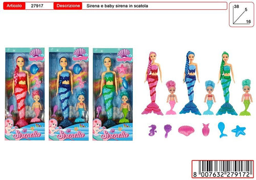 SIRENA C/FIGLIA SIRENELLA