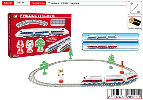 SCATOLA PISTA TRENO FRECCE ITALIANE