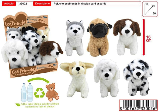 PELUCHE CANI CM.16 ASS