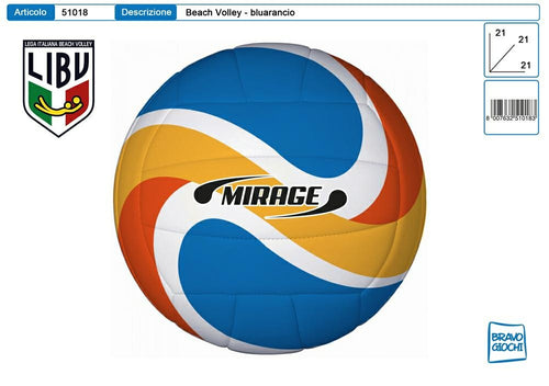 PALLONE CUOIO VOLLEY MIRAGE